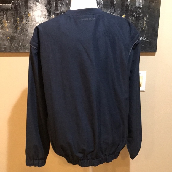 Grand Slam Golf pullover with zip off sleeves Spring Windbreaker/Vest-Size M - Picture 3 of 7